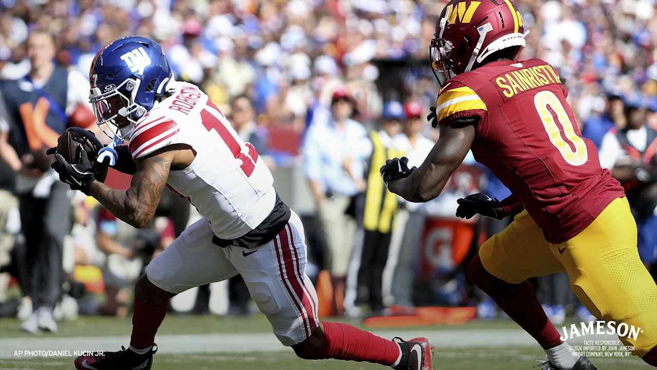 Notes & Stats: Giants vs. Commanders Recap