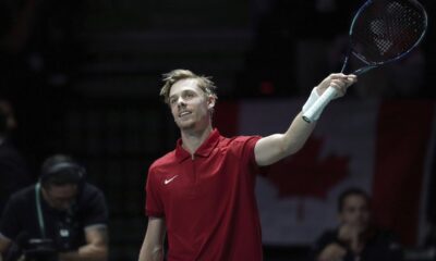 Shapovalov, Auger-Aliassime lead Canada to 2-1 win over Argentina at Davis Cup