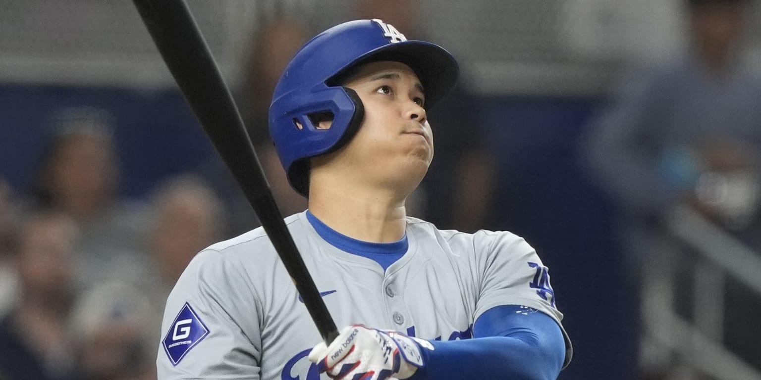 Shohei Ohtani hits home run No. 48 in Dodgers' loss to Marlins