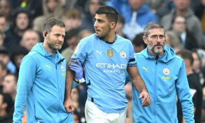 Source: Man City's Rodri likely out for season with ACL injury