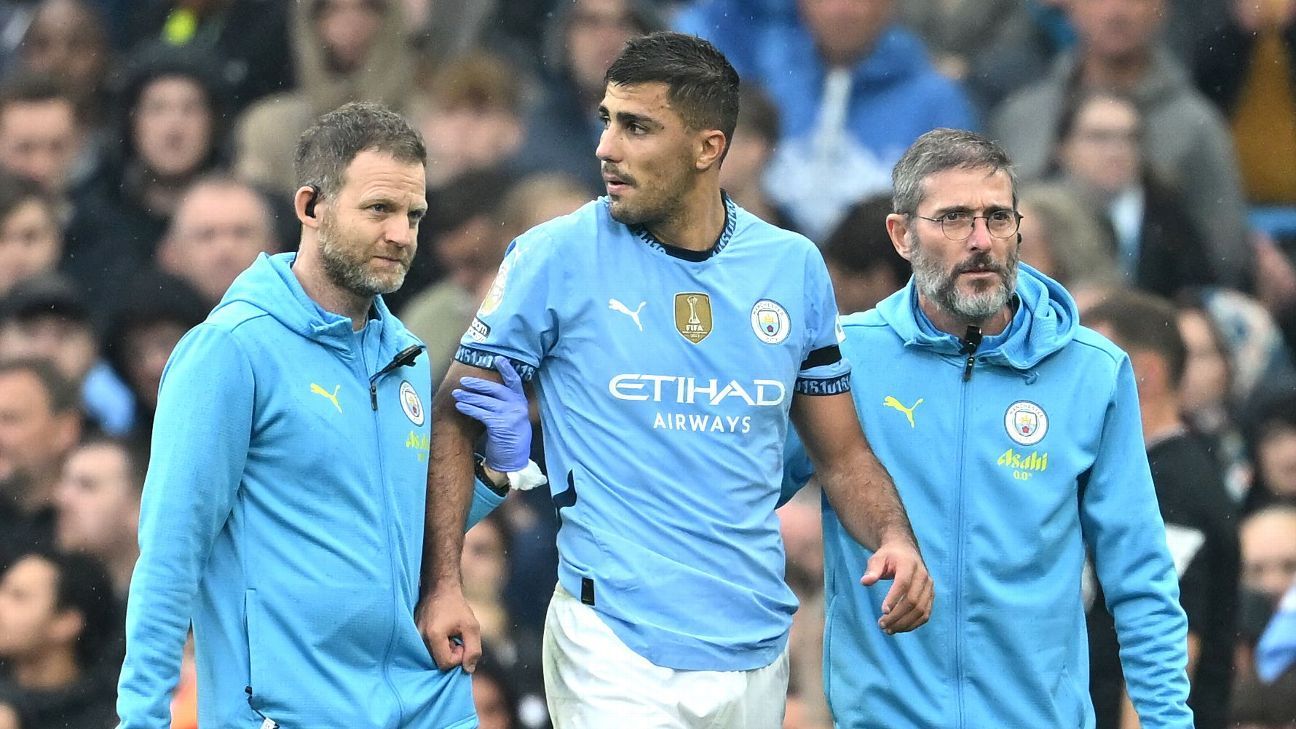 Source: Man City's Rodri likely out for season with ACL injury