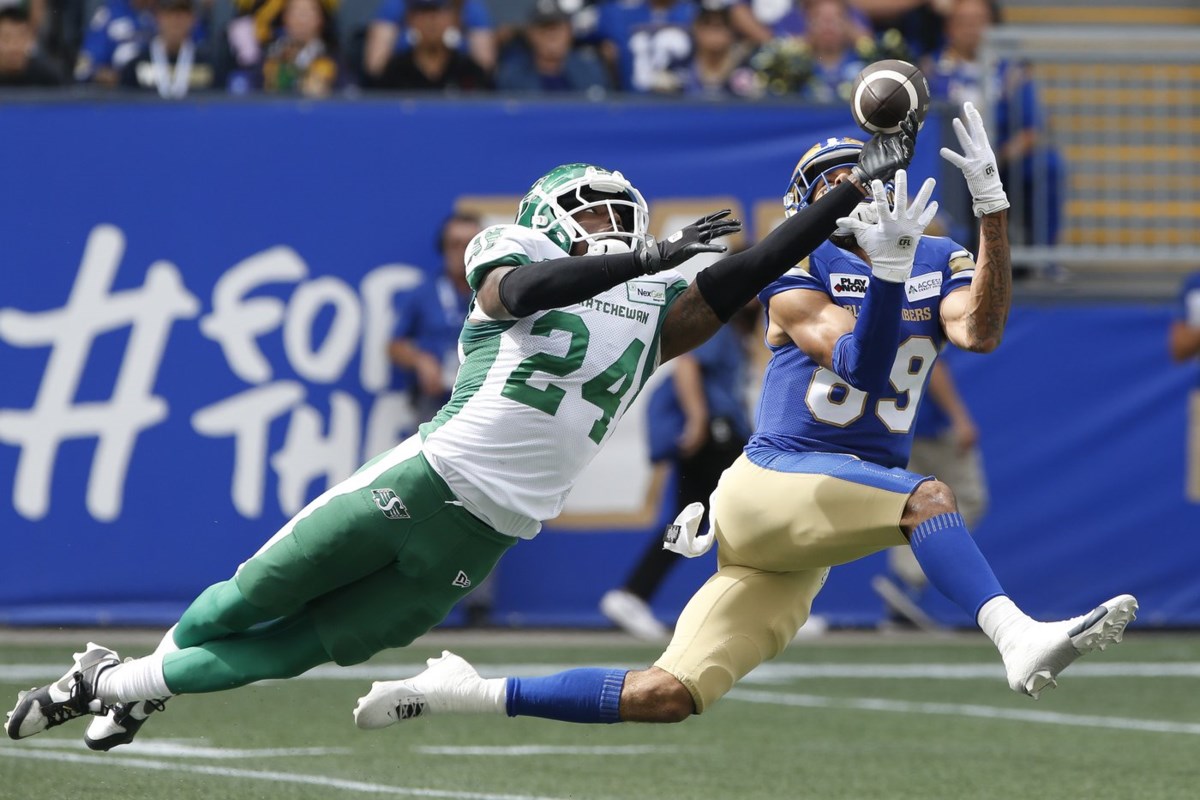 Winnipeg Blue Bombers down Saskatchewan Roughriders 26-21