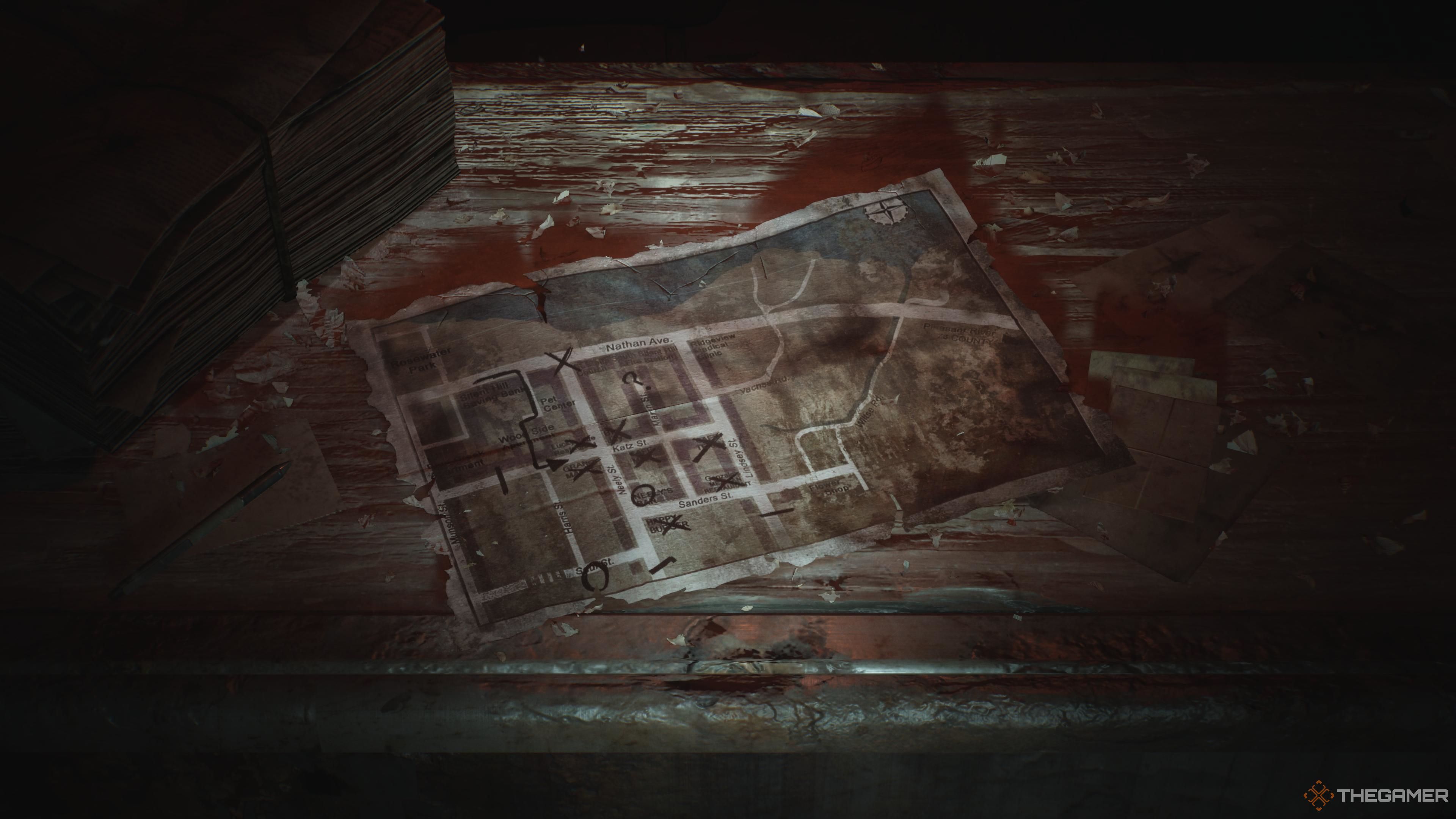 Silent Hill 2, Looking at the old Silent Hill 2 map.