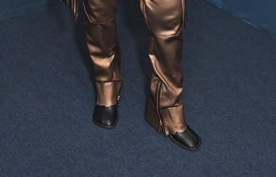 Chaka Khan, American Music Awards 50th Anniversary Special, Stella McCartney, boots, bronze, studded