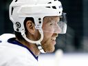 Edmonton Oilers captain Connor McDavid takes part in drill during training camp late last month. The Oilers are considered one of the favourites to win the Stanley Cup this season. The team kicks off their 2024-25 regular season on Wednesday, Oct. 9, 2024 against the Winnipeg Jets.