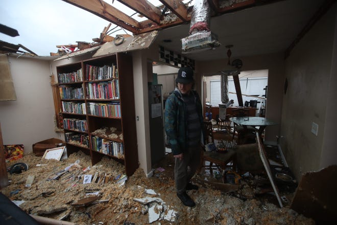 Tornado associated with Hurricane Milton touches down in Fort Myers Wednesday, Oct. 9, 2024.