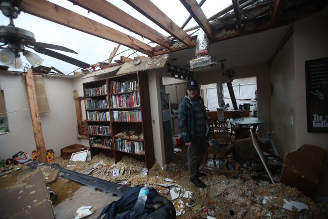 Tornado associated with Hurricane Milton touches down in Fort Myers Wednesday, Oct. 9, 2024.