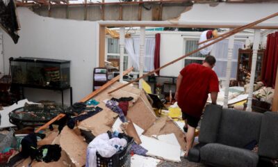 VIDEO: Tornado in Fort Myers causes damage ahead of Milton landfall in Florida