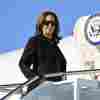 Vice President Harris boards Air Force Two in Pittsburgh, Pa., on Sept. 9, 2024.