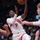 Barrett returns to Raptors as Barnes gets hurt