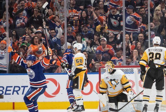 Arvidsson outshines superstars in Oilers’ 4-0 win over Penguins - Edmonton