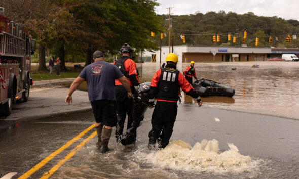 Asheville, NC, images after Tropical Storm Helene