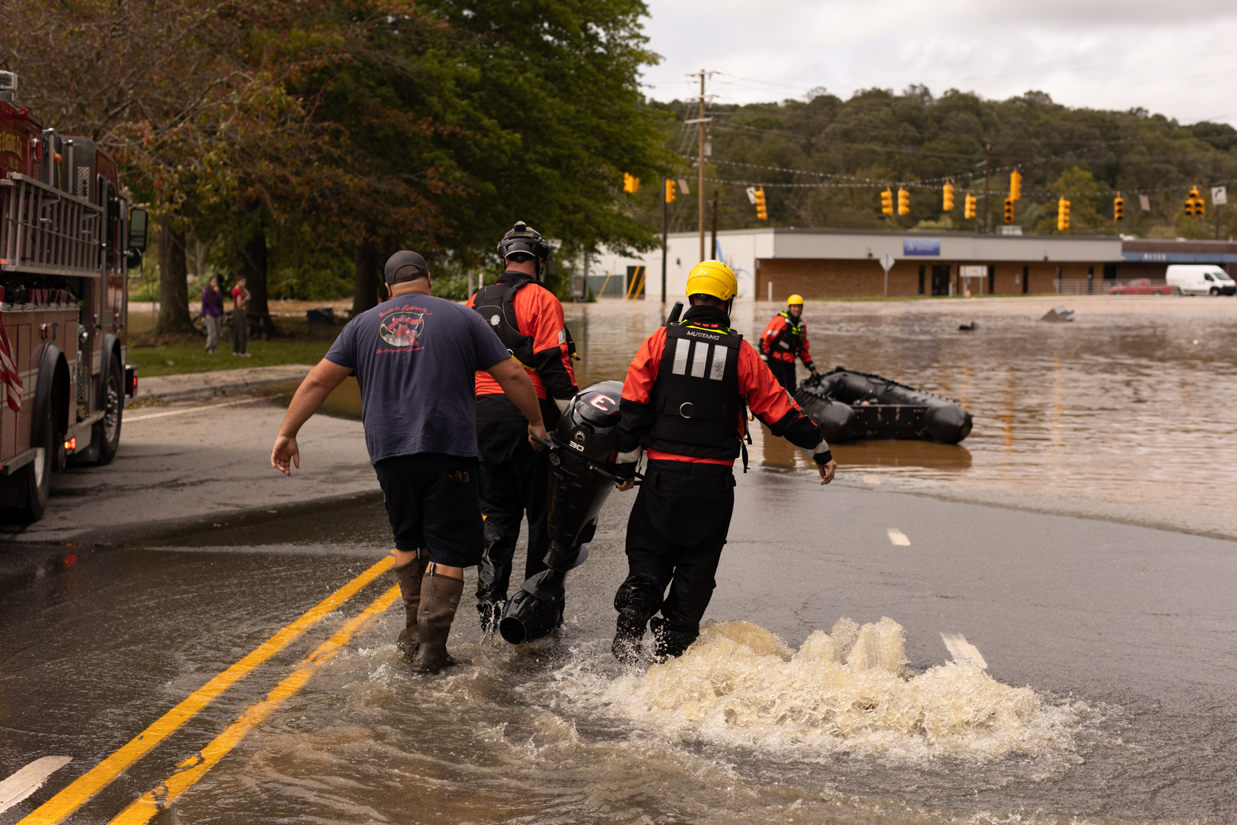 Asheville, NC, images after Tropical Storm Helene