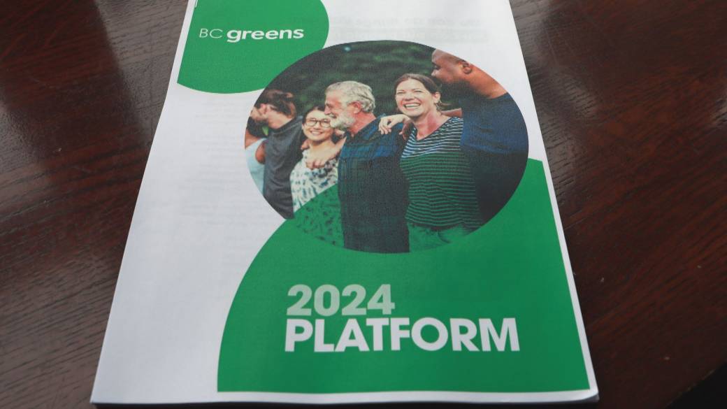 Click to play video: 'BC Greens unveil a happier, healthier party platform'