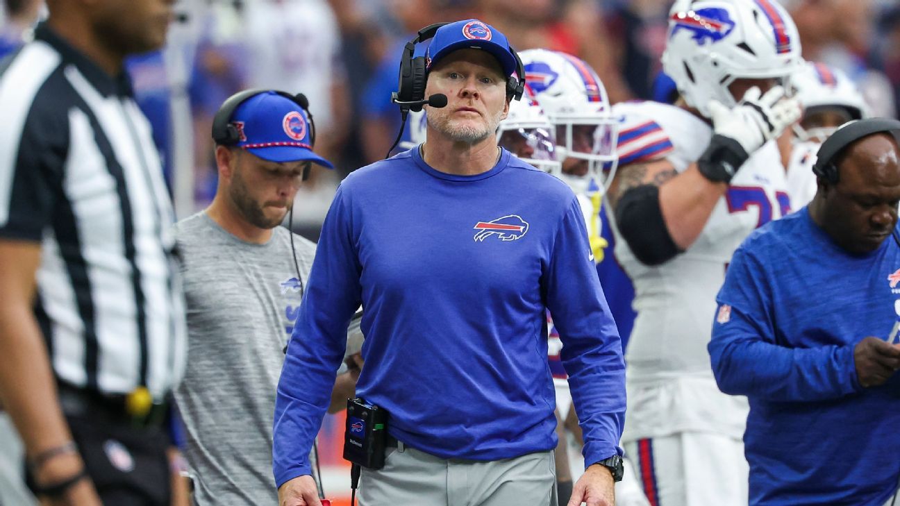 Bills' Sean McDermott takes blame for late clock management