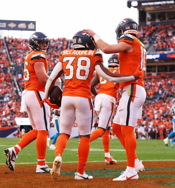 Broncos race back from early deficit, earn fifth win via 28-14 win over Panthers