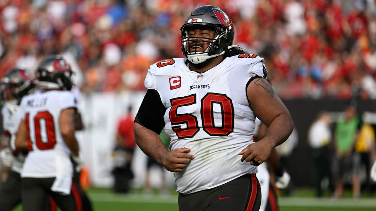 Buccaneers Stars Vita Vea, Mike Evans Active vs. Ravens