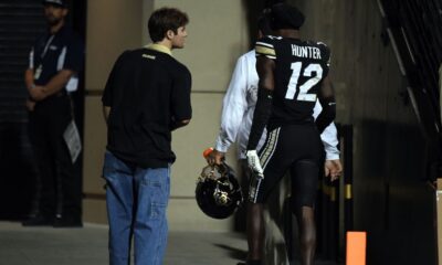 Colorado's Travis Hunter injures shoulder vs. Kansas State