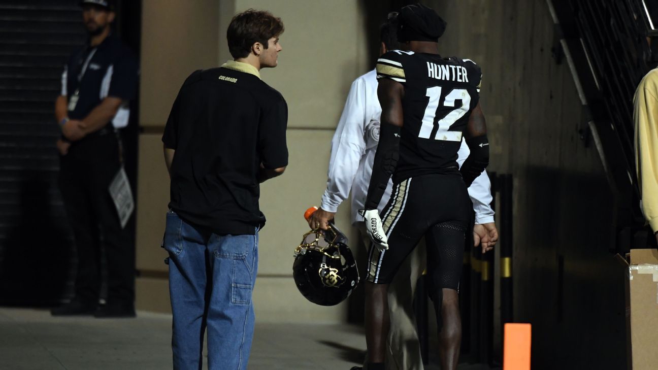 Colorado's Travis Hunter injures shoulder vs. Kansas State