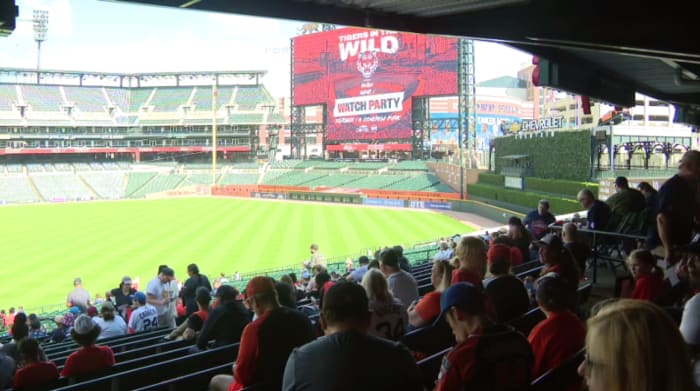 Detroit Tigers host watch party at Comerica Park for game 2 of AL Wild Card Series