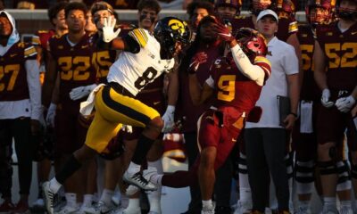 Gophers WR Daniel Jackson makes potential 'Catch of the Year' vs Michigan