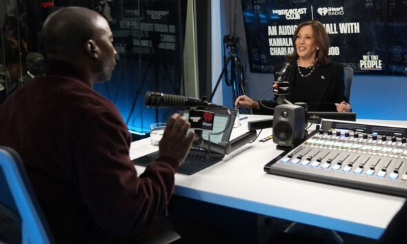 Harris sits for interview with Charlamagne Tha God