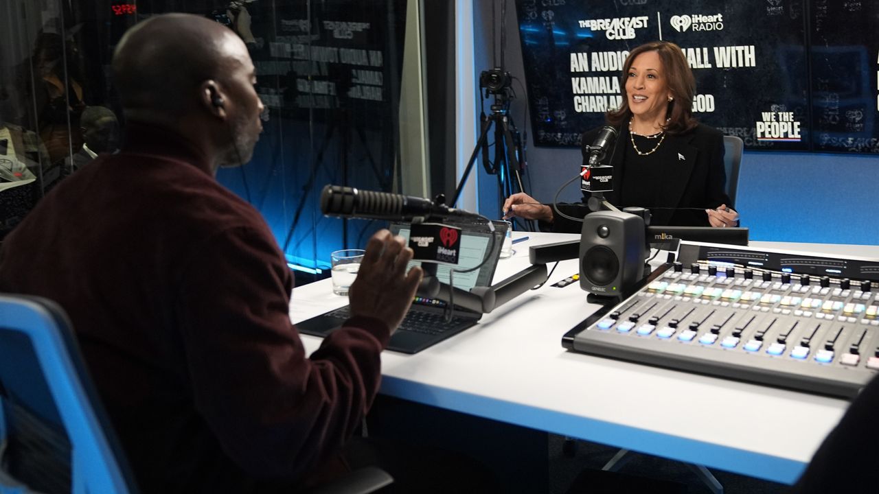 Harris sits for interview with Charlamagne Tha God