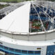 Hurricane Milton rips roof off Tropicana Field — Tampa Bay Rays stadium that was used as staging site for responders