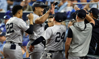 MLB playoffs 2024: New York Yankees take 2-1 series lead over Kansas City Royals with Giancarlo Stanton's home run