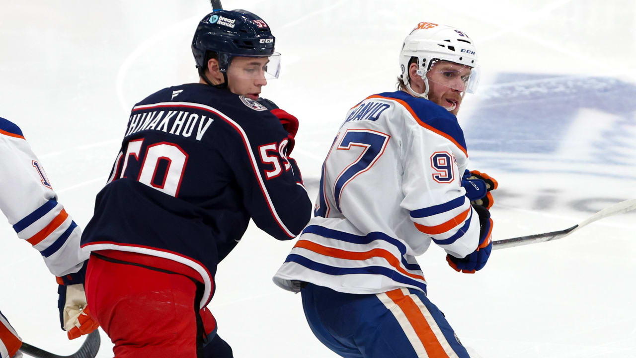 McDavid injured early, Oilers allow 6 goals in loss to Blue Jackets