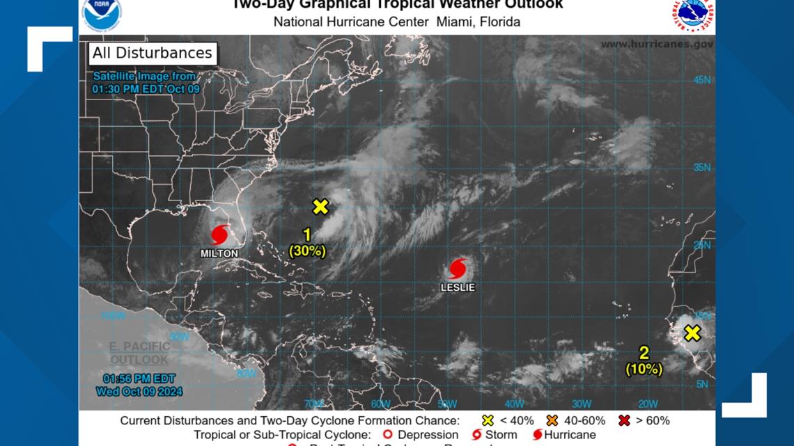 Nadine tracker: Forecasters tracking another Atlantic disturbance