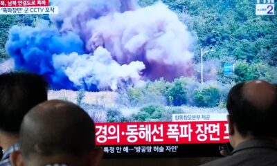 North Korea blows up roads near South Korean border as tensions soar | Military News