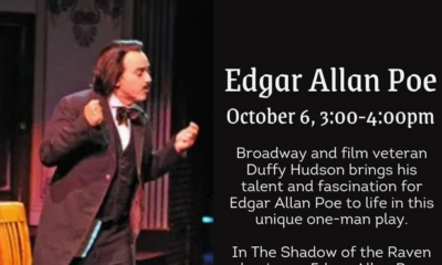 One-man play about Edgar Allan Poe coming to Adrian District Library