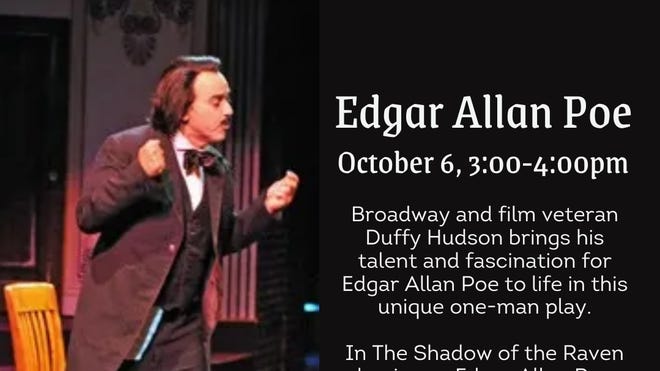 One-man play about Edgar Allan Poe coming to Adrian District Library