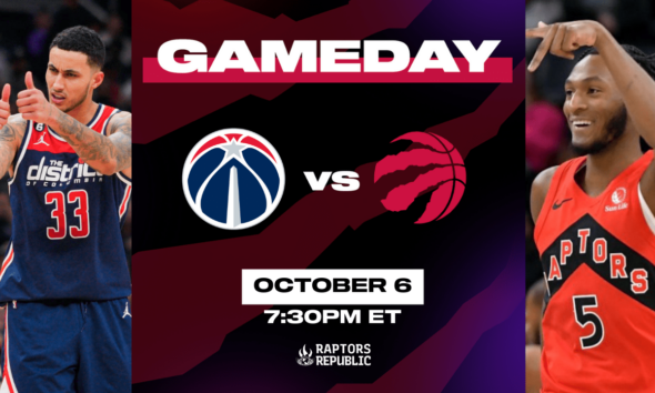 Preseason Gameday: Raptors vs Wizards, October 6