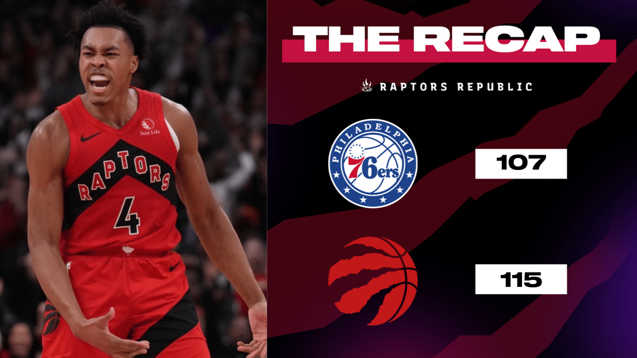 Scottie Barnes and Toronto Raptors claim first win of season against Philadelphia 76ers