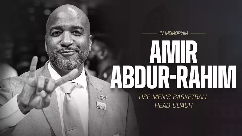 South Florida Head Men’s Basketball Coach Amir Abdur-Rahim Passes Away