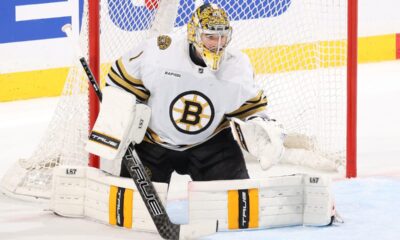 Swayman 'couldn't be happier' to stay with Bruins with 8-year contract