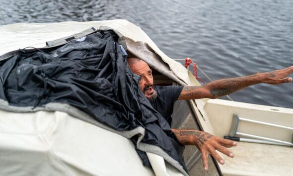 Tampa Resident ‘Lieutenant Dan’ Survives Hurricane Milton On His Boat