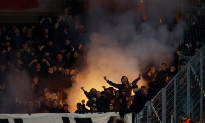 UEFA Europa League: Ajax fans clash with Prague police, attempt to break into stadium