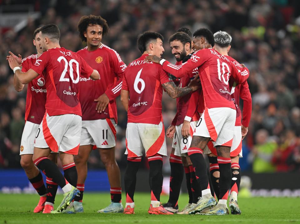 Man Utd’s victory brought some much-needed joy to the watching fans at Old Trafford (Getty Images)