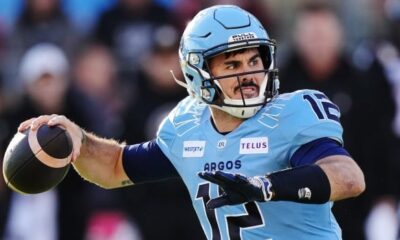 Chad Kelly's 4 TD passes lead Argos past Redblacks in East semifinal