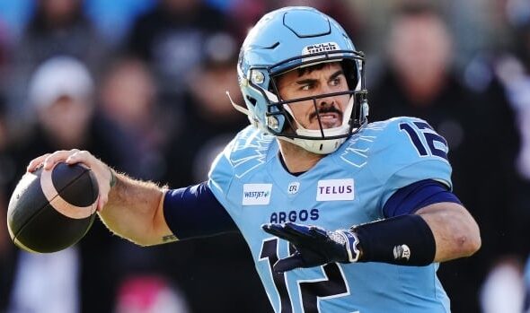 Chad Kelly's 4 TD passes lead Argos past Redblacks in East semifinal