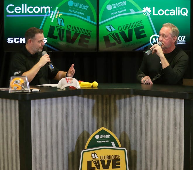 Clubhouse Live celebrates 350th show with guest Green Bay Packers great Don Majkowski in the Fox Club at Fox Cities Stadium in Grand Chute, Wis. on Monday, Novenber 4, 2024.
Wm. Glasheen USA TODAY NETWORK-Wisconsin