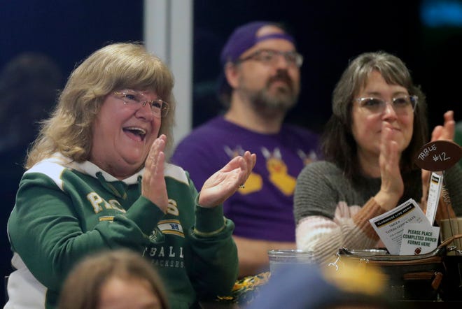 Clubhouse Live celebrates 350th show with guest Green Bay Packers great Don Majkowski in the Fox Club at Fox Cities Stadium in Grand Chute, Wis. on Monday, Novenber 4, 2024.
Wm. Glasheen USA TODAY NETWORK-Wisconsin