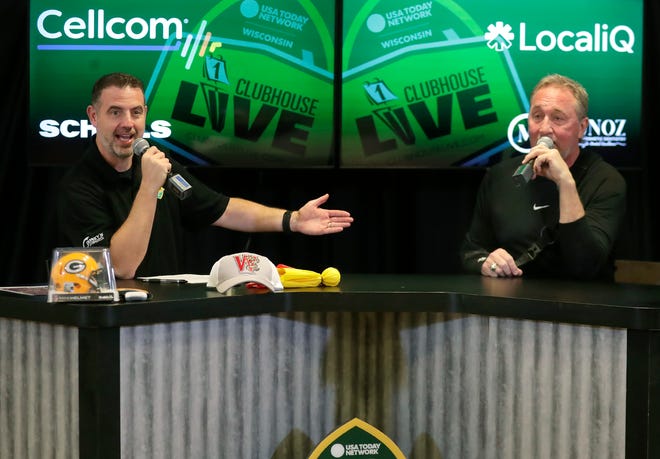 Clubhouse Live celebrates 350th show with guest Green Bay Packers great Don Majkowski in the Fox Club at Fox Cities Stadium in Grand Chute, Wis. on Monday, Novenber 4, 2024.
Wm. Glasheen USA TODAY NETWORK-Wisconsin