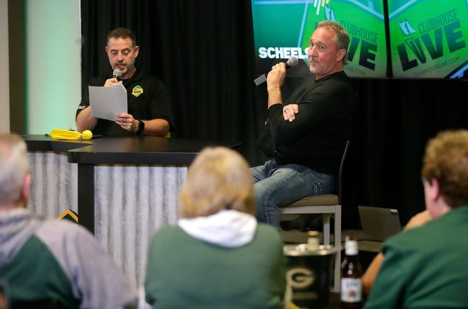 Clubhouse Live celebrates 350th show with guest Green Bay Packers great Don Majkowski in the Fox Club at Fox Cities Stadium in Grand Chute, Wis. on Monday, Novenber 4, 2024.
Wm. Glasheen USA TODAY NETWORK-Wisconsin