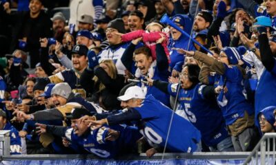 Winnipeg Blue Bombers win Western Final over Roughriders for 5th straight trip to Grey Cup - Winnipeg