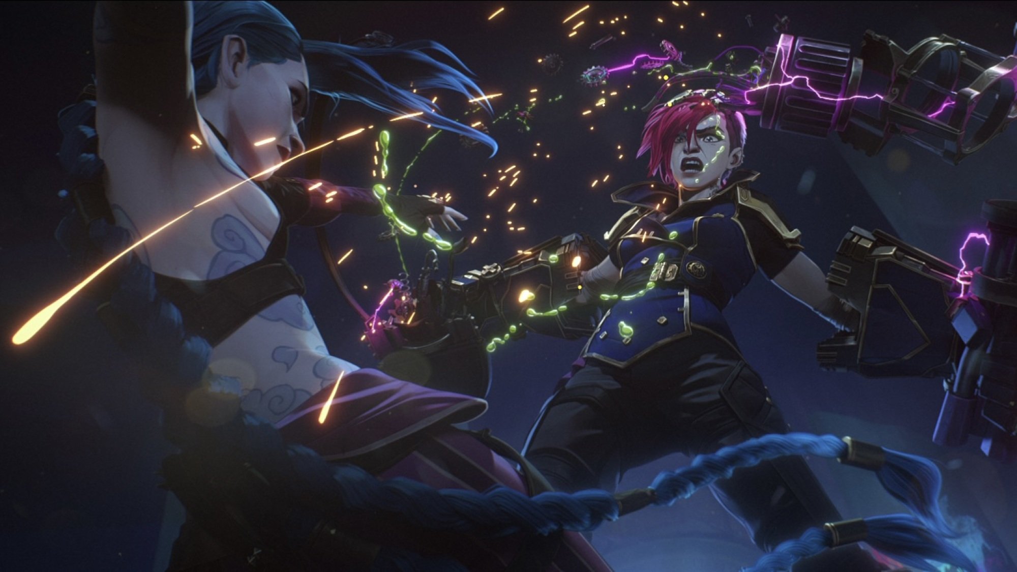 Jinx and Vi battle it out in 