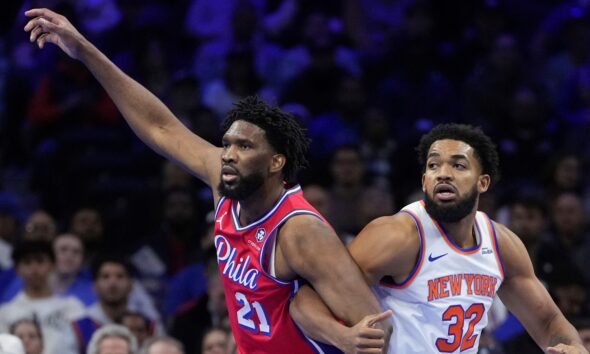 Struggling 76ers fall to Knicks 109-99 in Joel Embiid's season debut